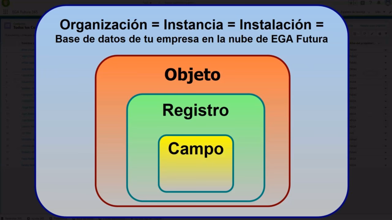 ¿Cuáles son los objetos de una base de datos?