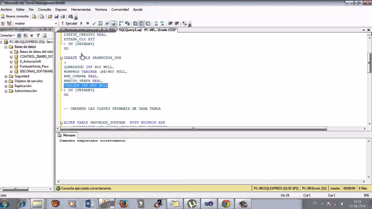 ¿Cómo crear un script de trabajo SQL?