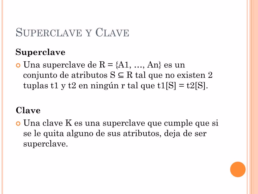 ¿Qué es una superclave en SQL?