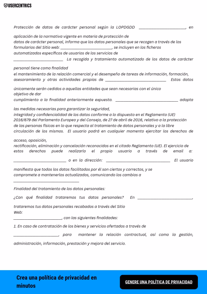 ¿Cómo redactar un aviso de privacidad?
