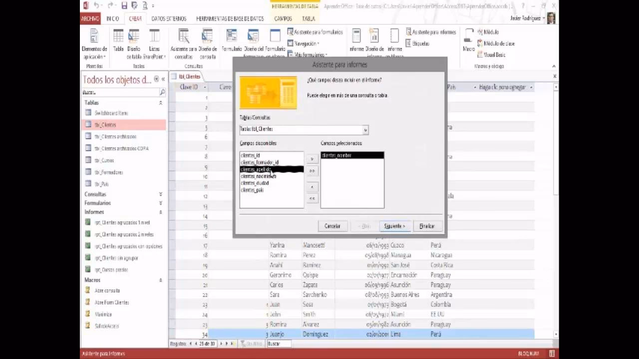 ¿Cómo puedo hacer un recuento de datos en Access?