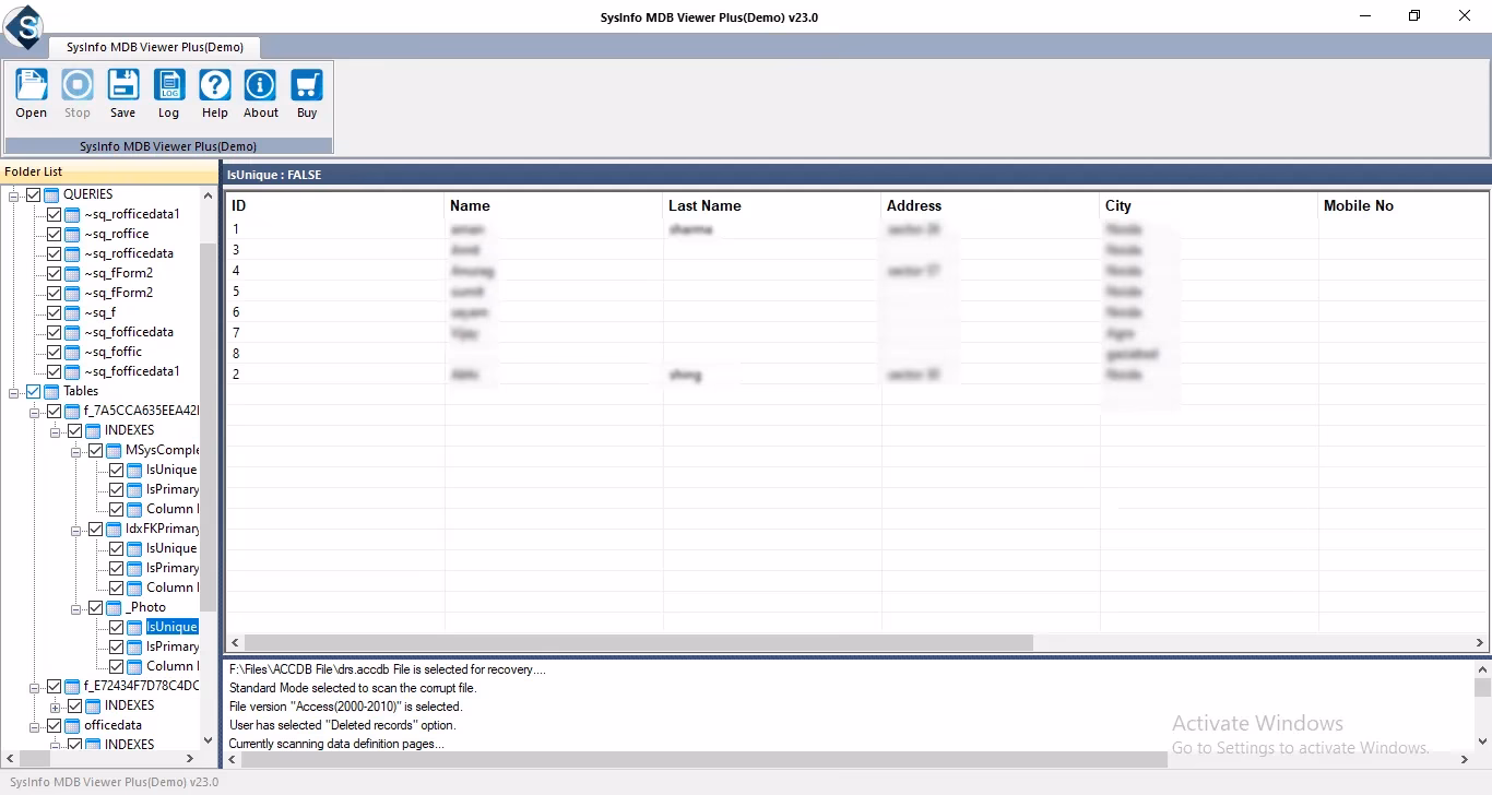 How to repair MDB database file?