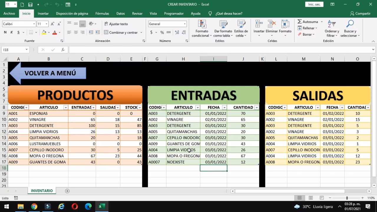 ¿Qué es el flujo de entrada y salida de un almacén?