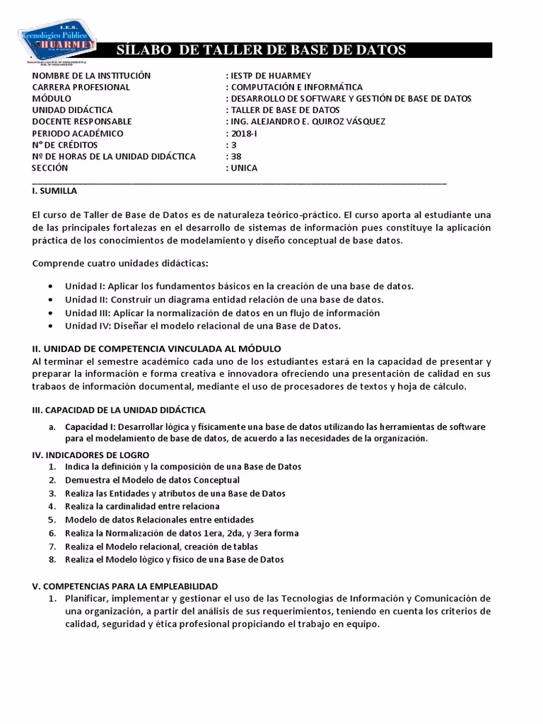 ¿Qué es una propuesta de base de datos?