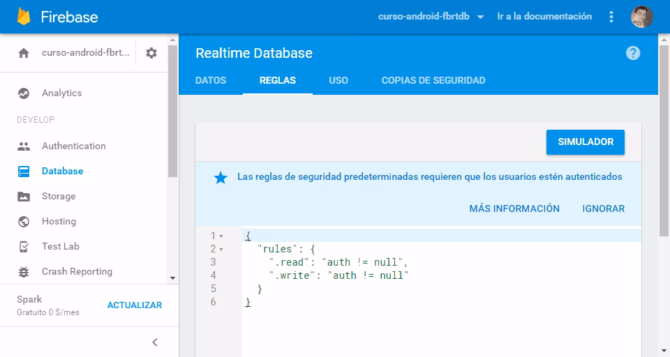 ¿Cómo conectarse a Firebase?