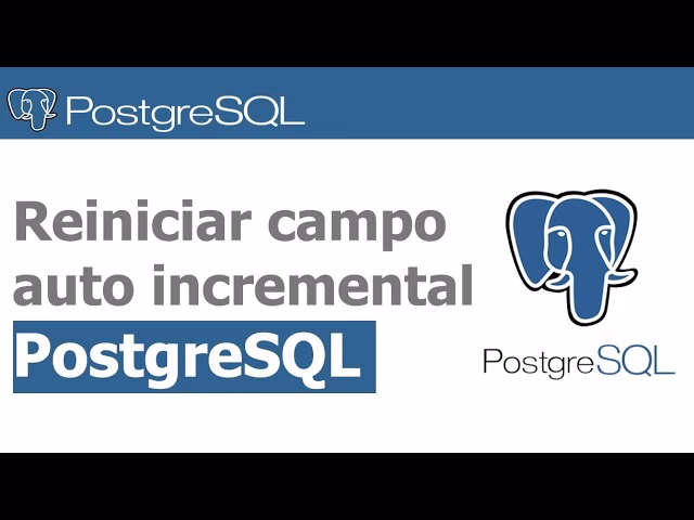 ¿Qué es un campo autoincremental en PostgreSQL?