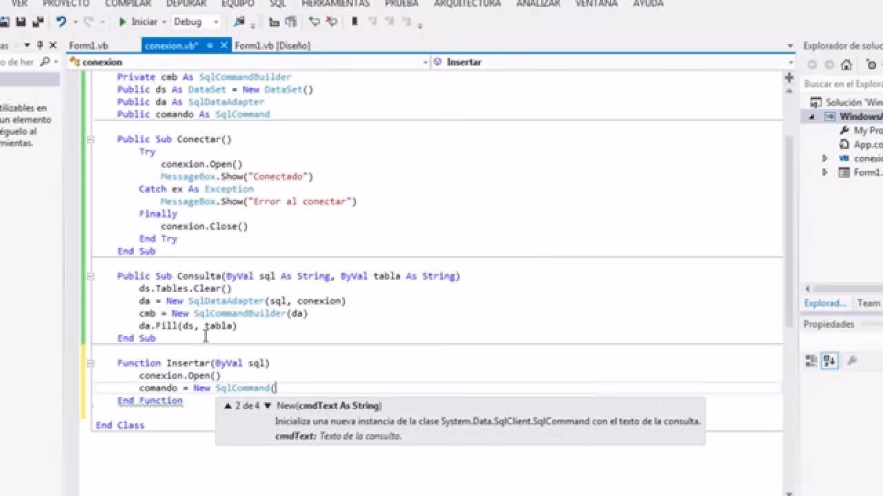 ¿Cómo cambiar el lenguaje en Visual Basic?