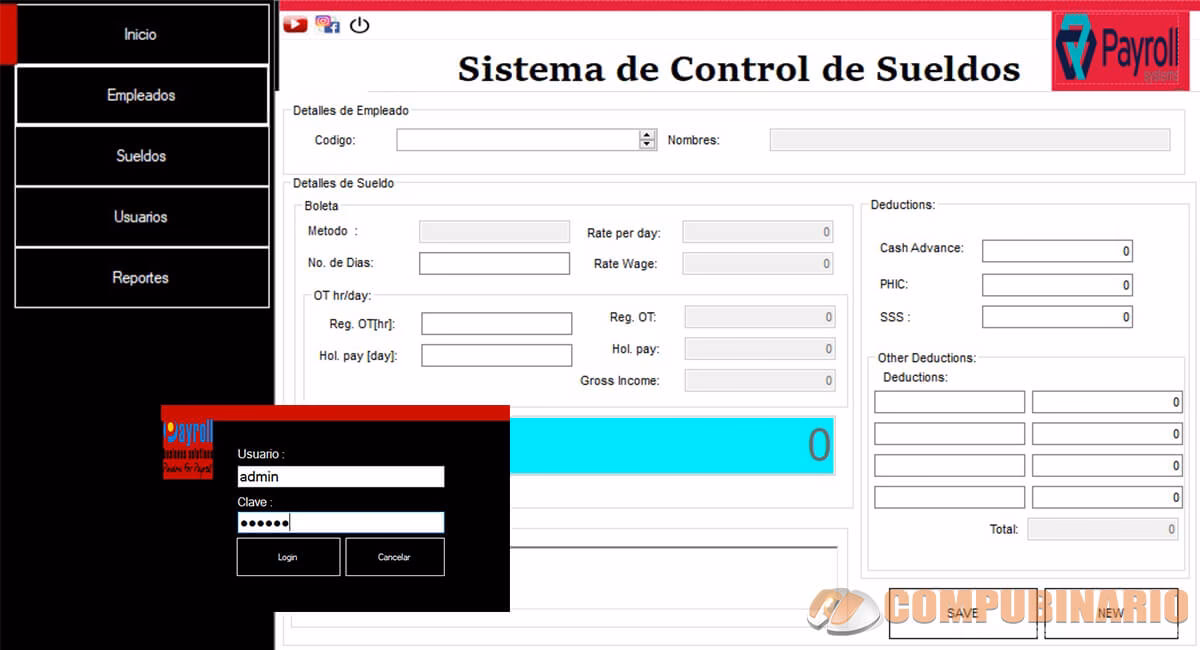 ¿Cómo puedo crear un sistema de nómina?