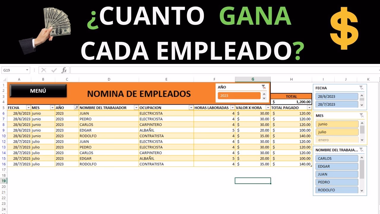 ¿Cómo puedo crear un sistema de nómina?