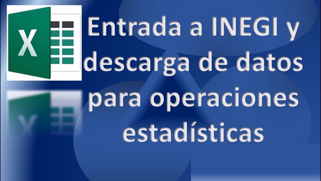 ¿Cómo descargar una gráfica del INEGI?