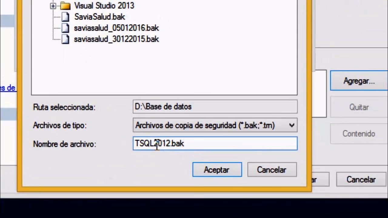 How to backup SQL database to BAK file?