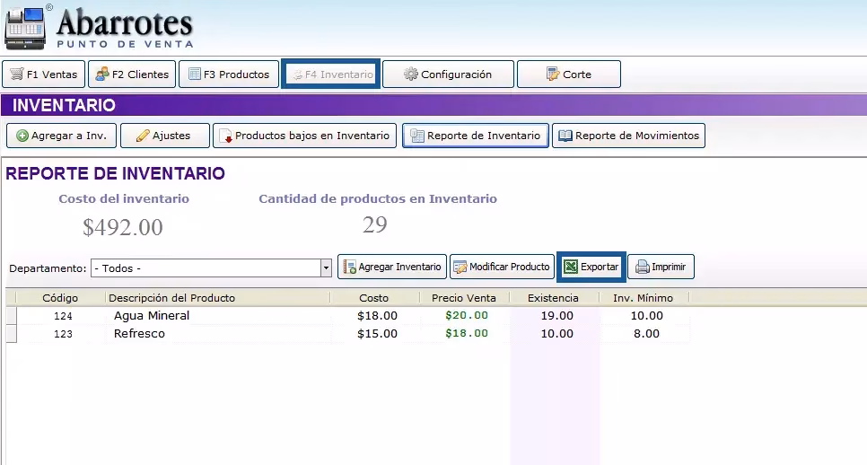 ¿Cómo puedo recuperar la base de datos del programa Eleventa?