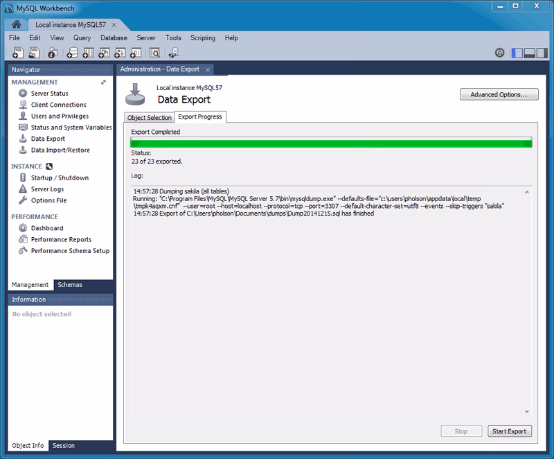 How to export MySQL database command line?