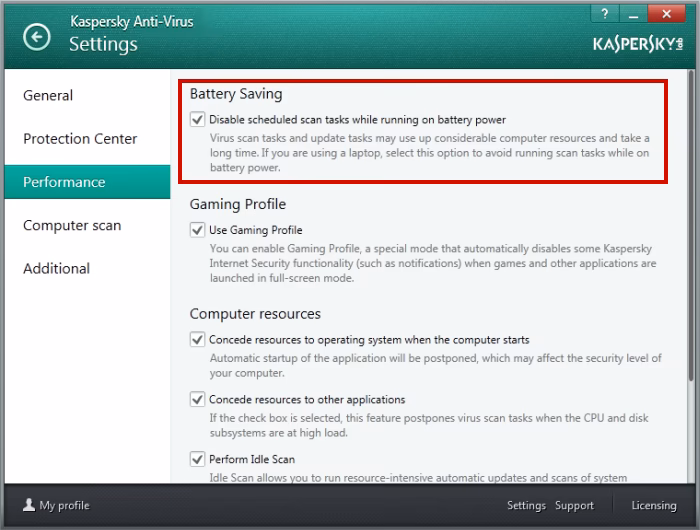 ¿Cómo quitar las restricciones de Kaspersky?