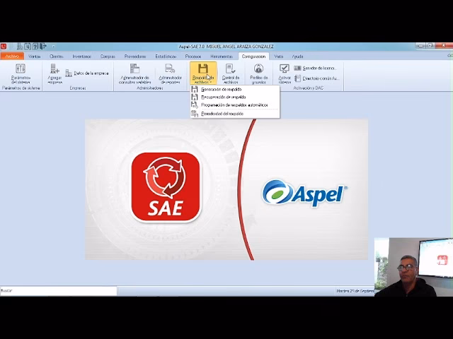 ¿Cómo puedo reparar Aspel SAE?